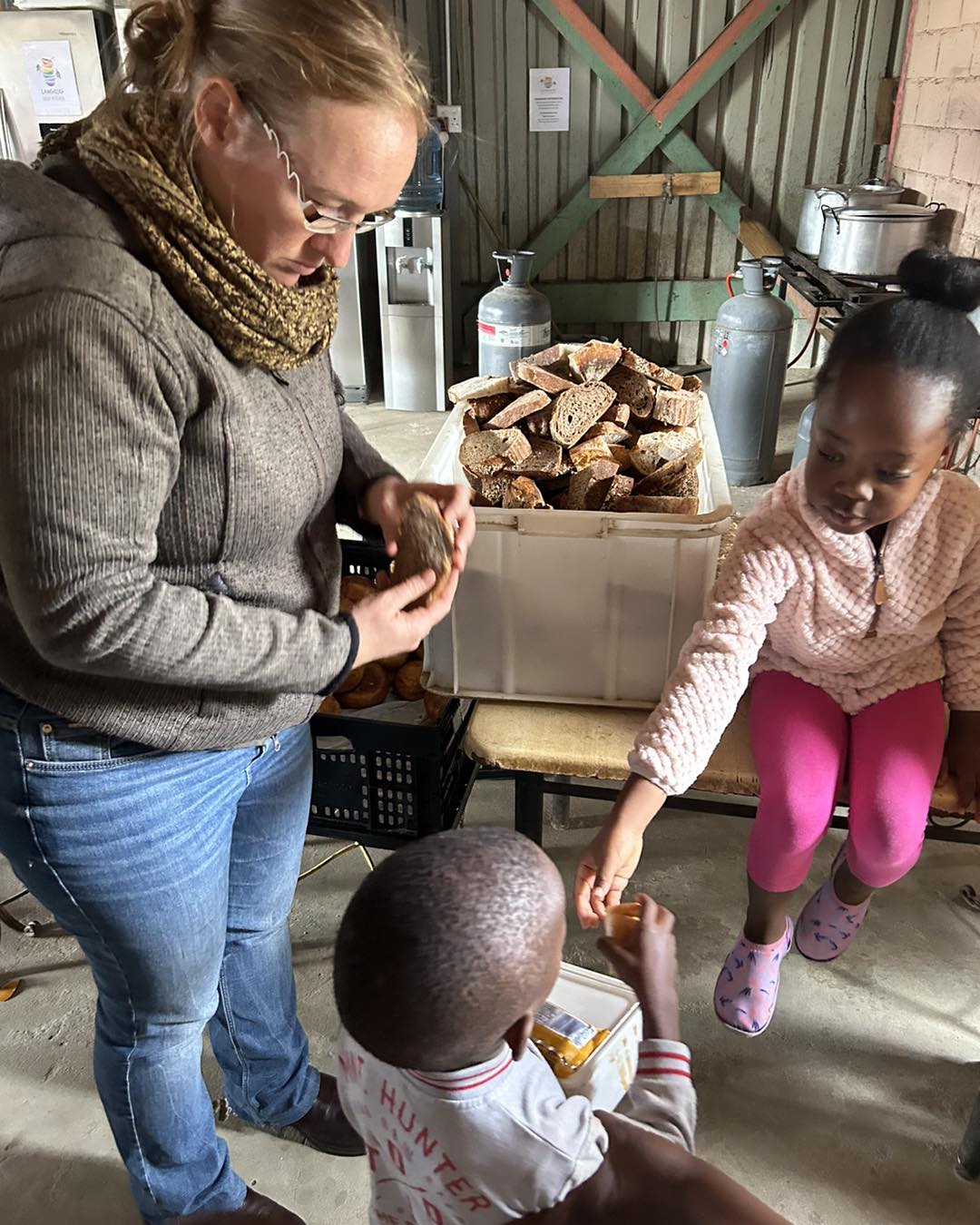 Sharing our bread