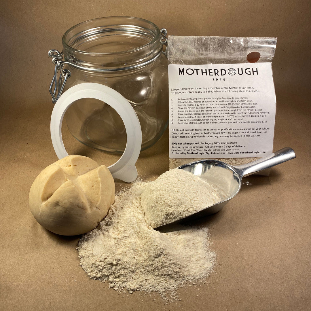 "Alfonsina" | Sourdough Starter Kit with Glass Storage Jar