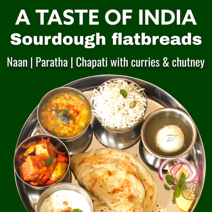 A taste of India Course with flatbreads
