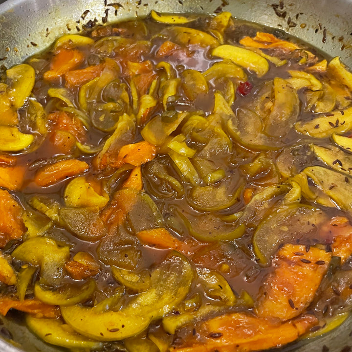 A taste of India Course with flatbreads