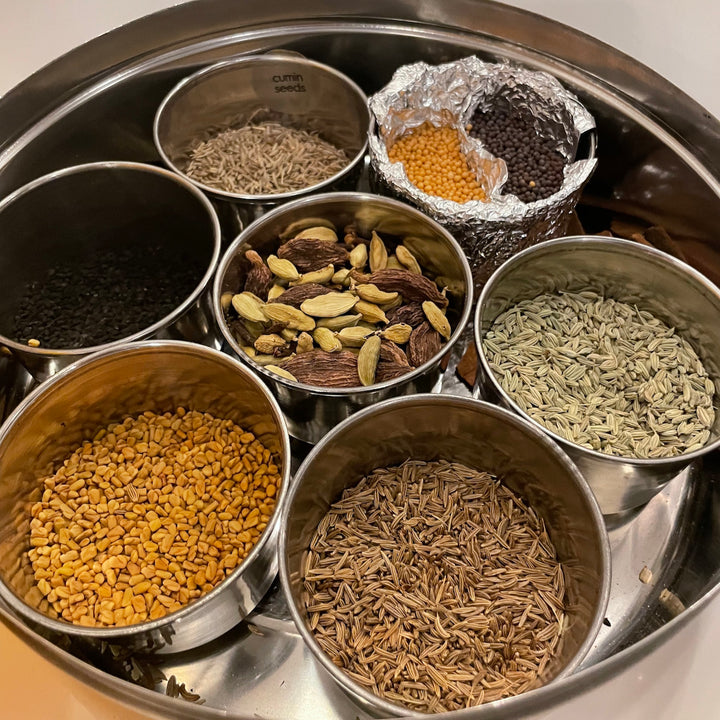 A taste of India Course with flatbreads